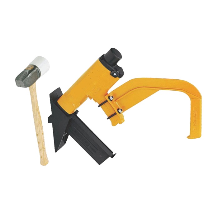 Pneumatic Flooring Nailer Stapler 2 In 1 - เครื่องยิงตะปูลมอุตสาหกรรม 2-in-1 สำหรับงานไม้เนื้อแข็ง หัว L สำหรับยิงตะปูและตะปูเกลียว