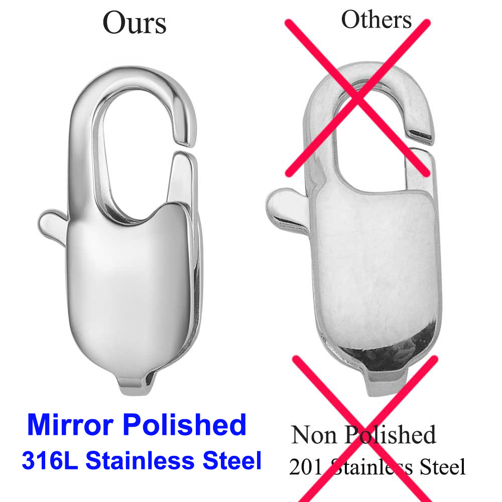 18 Gauge Brad Nails Stainless Steel - 5 ชิ้น/ล็อต ตัวล็อคแบบก้ามปู สแตนเลส 316L ขนาด