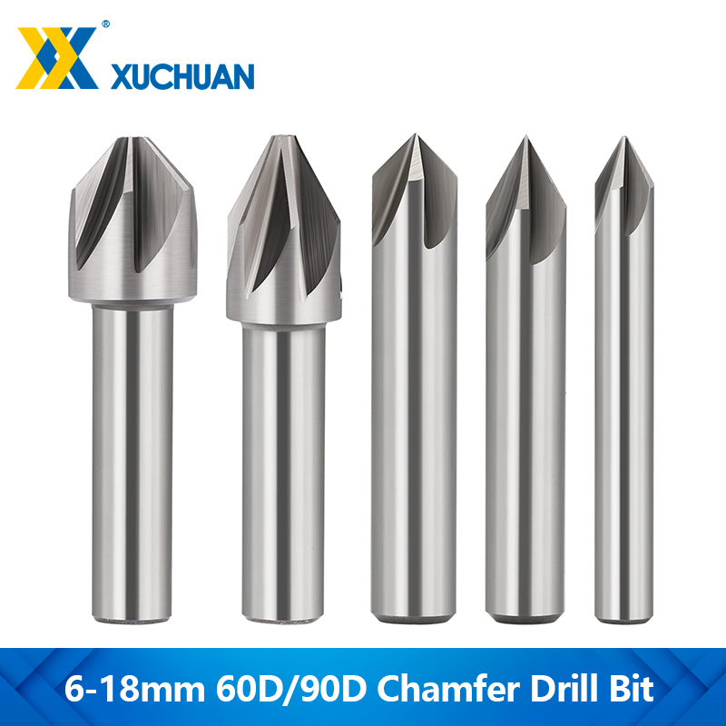 18 Gauge Brad Nails Stainless Steel - 60 90 องศา Countersink เจาะบิต 6/8/10/12/14/18