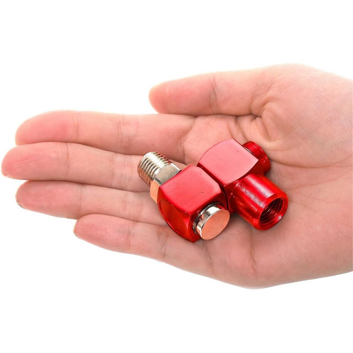 Swivel Air Hose Fitting Quick Connect 1/4 - ชุด 4 ชิ้น ข้อต่อสายลมแบบหมุนได้ 360 องศา