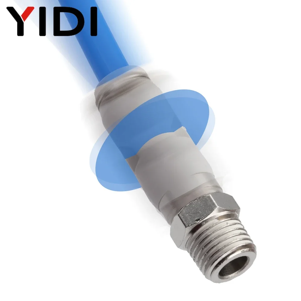 Swivel Air Hose Fitting Quick Connect 1/4 - 10/4/1pcs ความเร็วสูงหมุน Air ท่อหมุน Quick อุปกรณ์นิวเมติกการเชื่อมต่อ