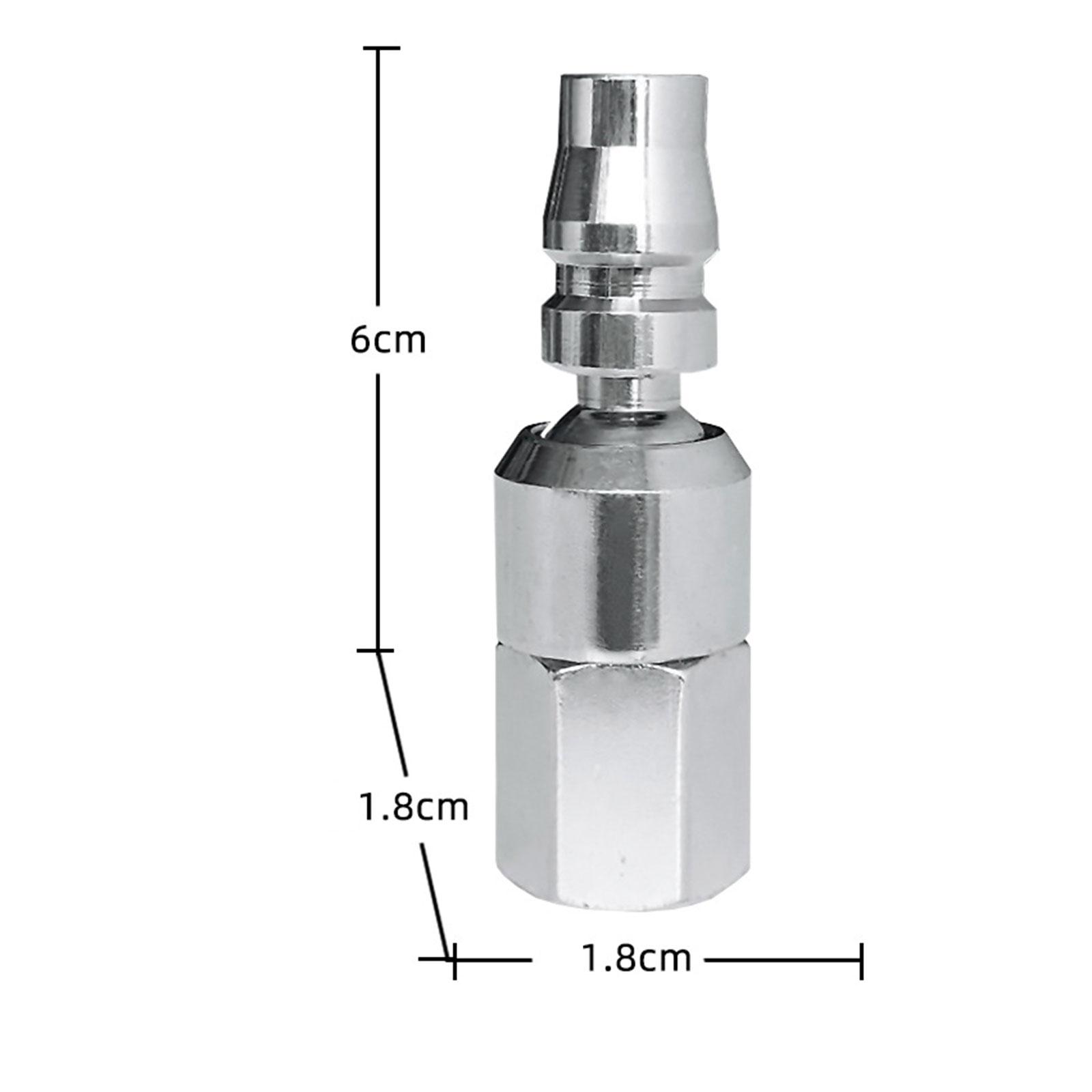 ข้อต่อสายลมโลหะแข็งแรง ปลั๊กต่ - Swivel Air Hose Fitting Quick Connect 1/4 บทวิจารณ์และราคา