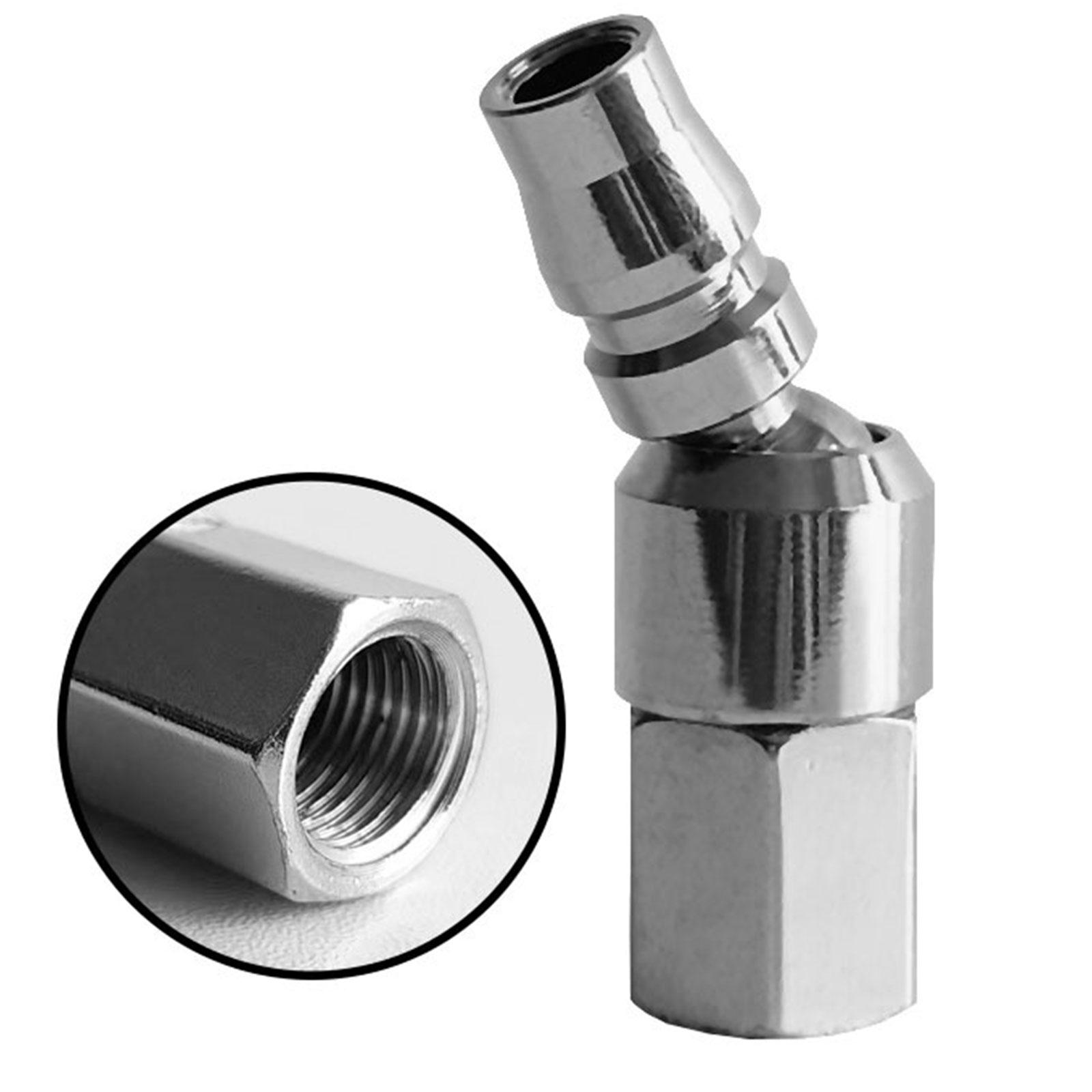 ข้อต่อสายลมโลหะแข็งแรง ปลั๊กต่ - Swivel Air Hose Fitting Quick Connect 1/4 บทวิจารณ์และราคา