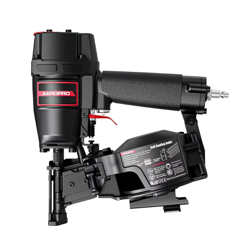 CN45N ปืนยิงตะปูมุงหลังคาแบบมื - Coil Roofing Nailer Pneumatic 15 Degree บทวิจารณ์และราคา