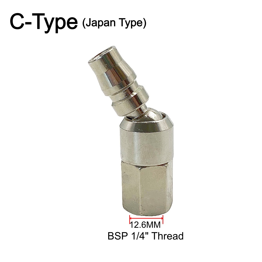 360 °   ข้อต่อแบบหมุนเร็วชนิดย - Swivel Air Hose Fitting Quick Connect 1/4 บทวิจารณ์และราคา