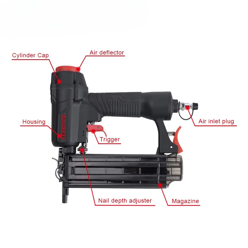 เครื่องเย็บตะปูอุตสาหกรรม AF50 - Air Brad Nailer 18 Gauge 2 In 1 บทวิจารณ์และราคา