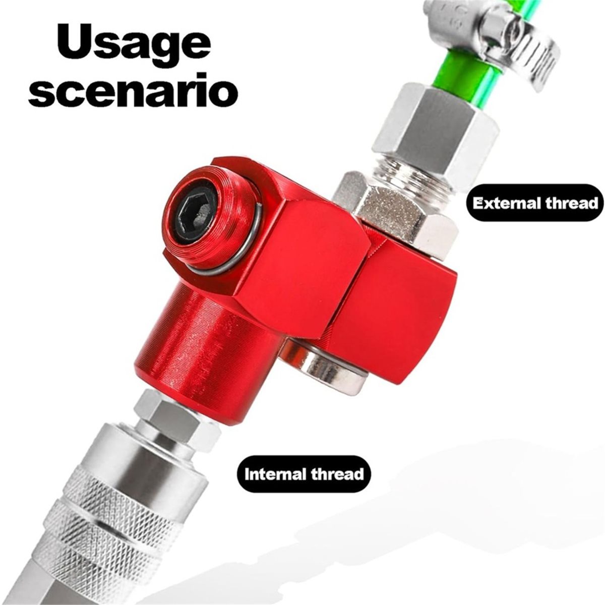 ชุด 4 ชิ้น ข้อต่อสายลมแบบหมุนไ - Swivel Air Hose Fitting Quick Connect 1/4 บทวิจารณ์และราคา