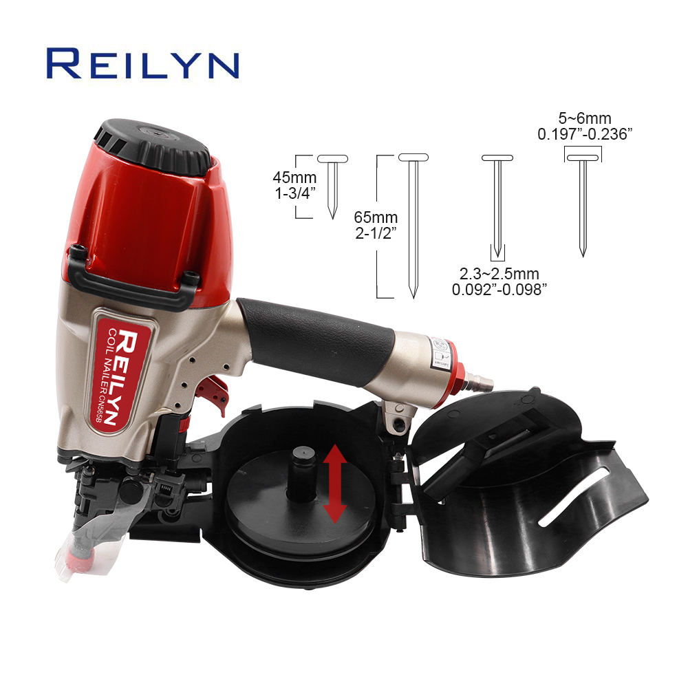 ปืนยิงตะปูแบบใช้ลม Reilyn Coil - Coil Roofing Nailer Pneumatic 15 Degree บทวิจารณ์และราคา