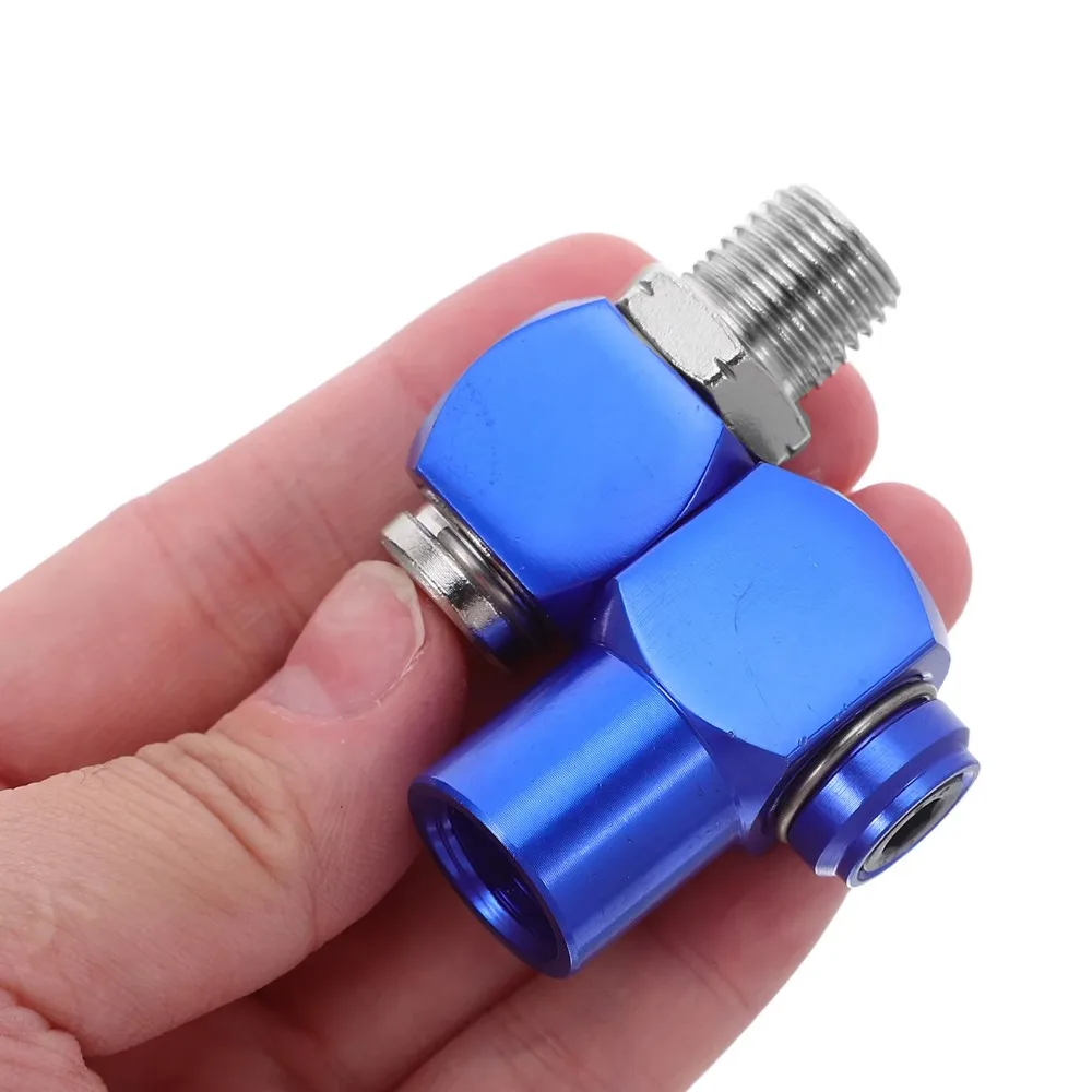 2 ชิ้น ข้อต่อหมุนได้ 1/4 นิ้ว  - Swivel Air Hose Fitting Quick Connect 1/4 บทวิจารณ์และราคา
