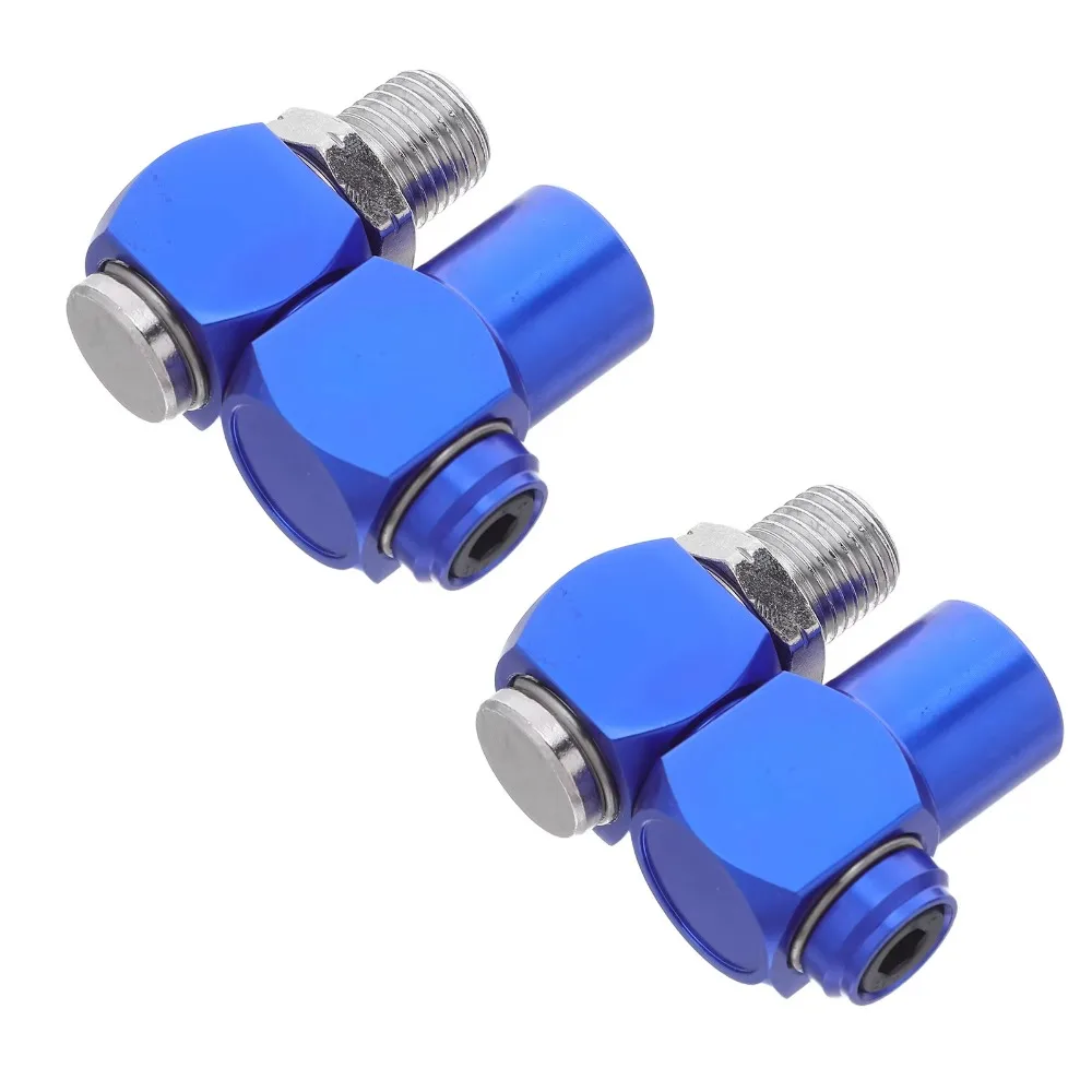 2 ชิ้น ข้อต่อหมุนได้ 1/4 นิ้ว  - Swivel Air Hose Fitting Quick Connect 1/4 บทวิจารณ์และราคา