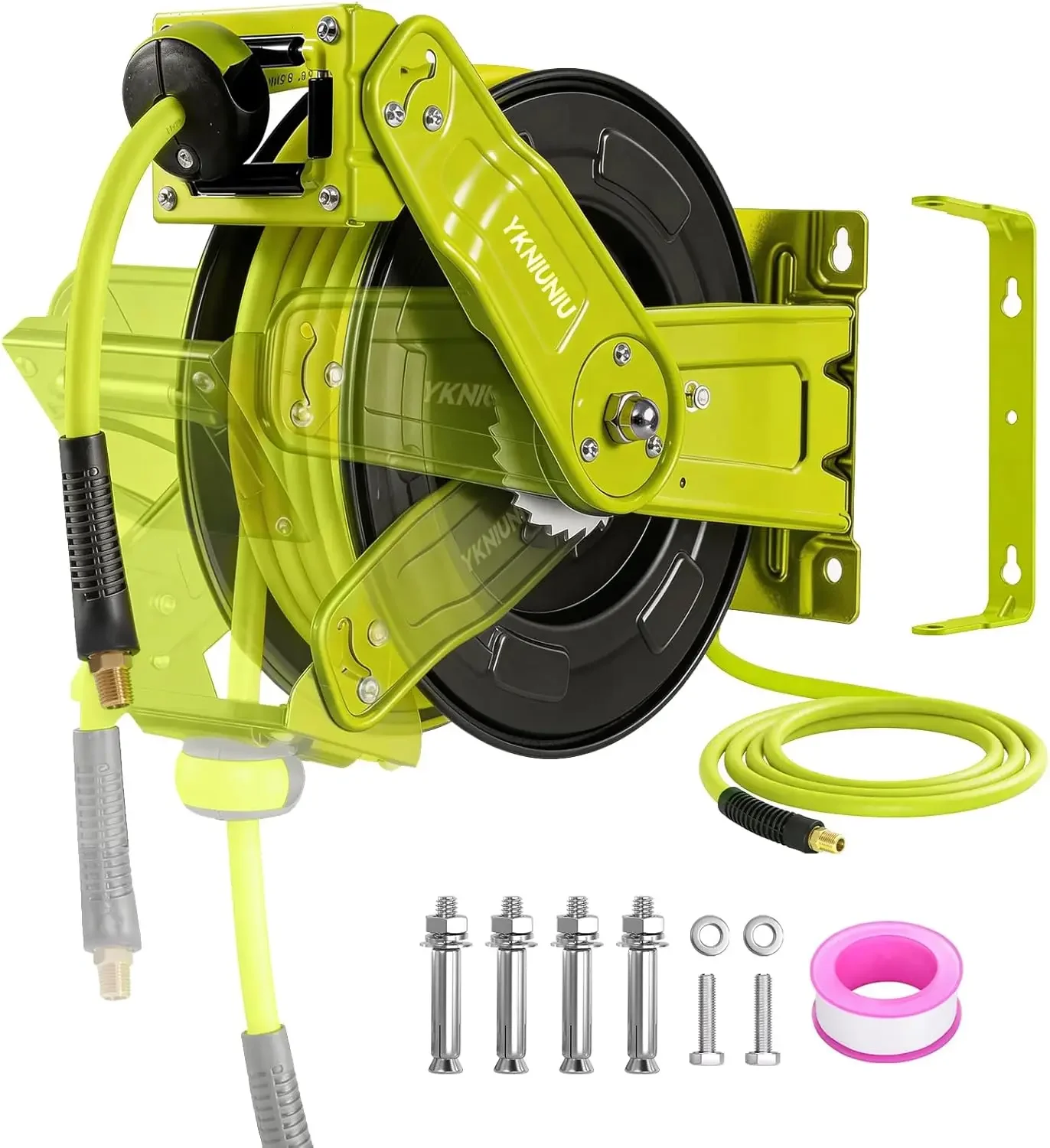 สายลมแบบม้วนเก็บได้, สายลมไฮบร - Air Compressor Air Hose 3/8 Hybrid 50Ft บทวิจารณ์และราคา