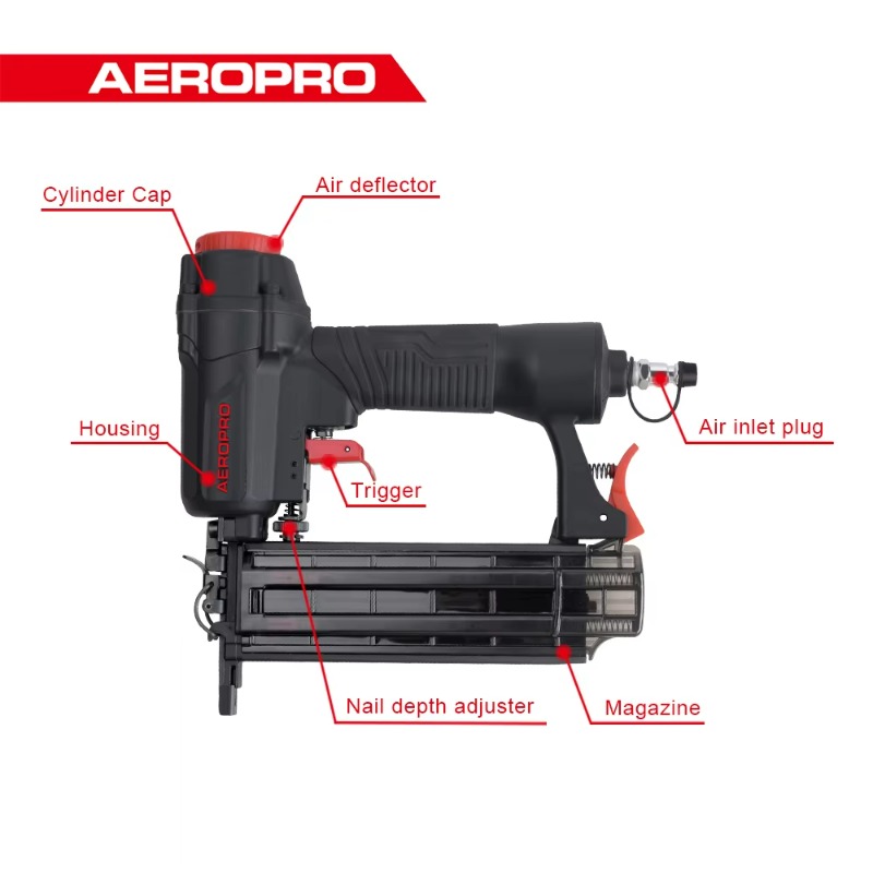 AF50 ปืนยิงตะปูแบบใช้ลม ขนาด 1 - Air Brad Nailer 18 Gauge 2 In 1 บทวิจารณ์และราคา