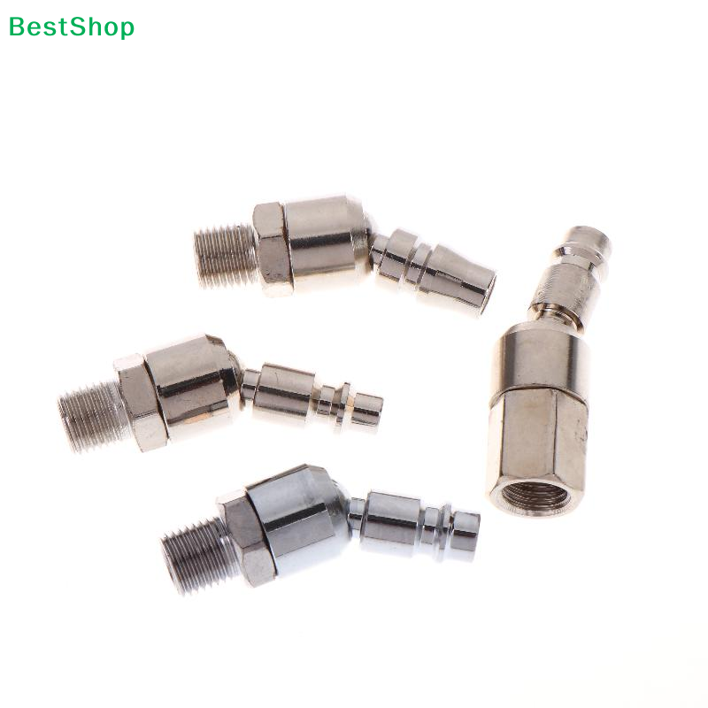 1 ชิ้น ข้อต่อเครื่องมือลมแบบหม - Swivel Air Hose Fitting Quick Connect 1/4 บทวิจารณ์และราคา