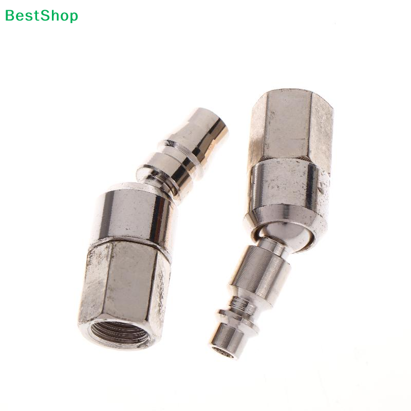 1 ชิ้น ข้อต่อเครื่องมือลมแบบหม - Swivel Air Hose Fitting Quick Connect 1/4 บทวิจารณ์และราคา