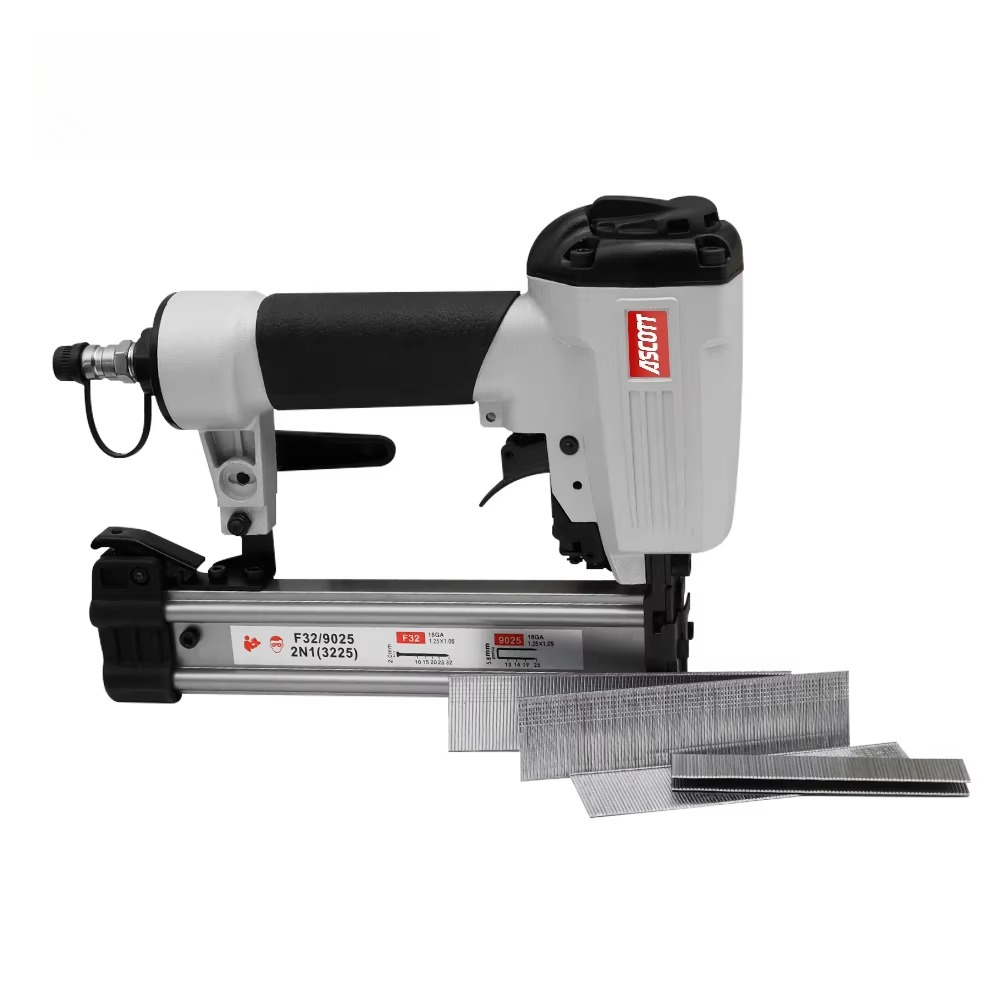 เครื่องยิงตะปูลม F3225 2 in 1  - Pneumatic Flooring Nailer Stapler 2 In 1 บทวิจารณ์และราคา