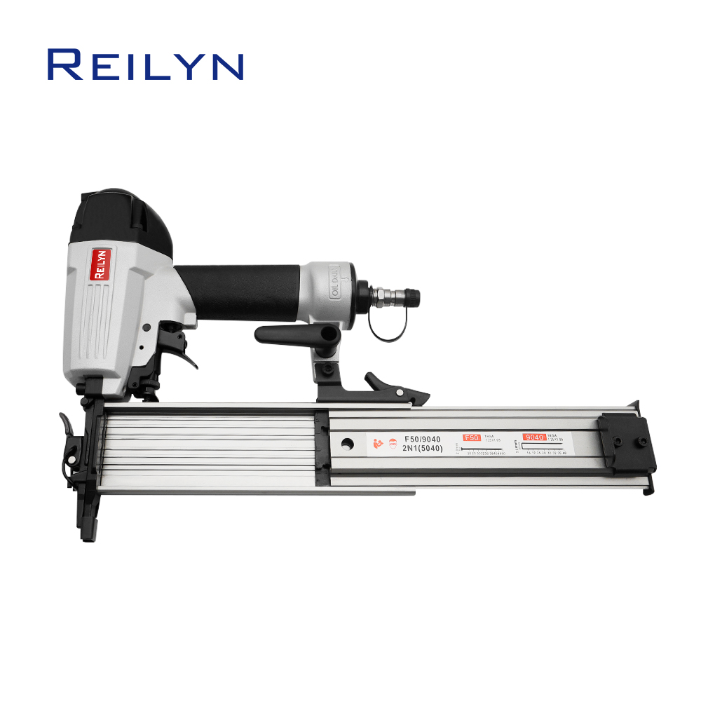 ปืนยิงตะปูลม Reilyn 18Ga 2 in  - Pneumatic Flooring Nailer Stapler 2 In 1 บทวิจารณ์และราคา
